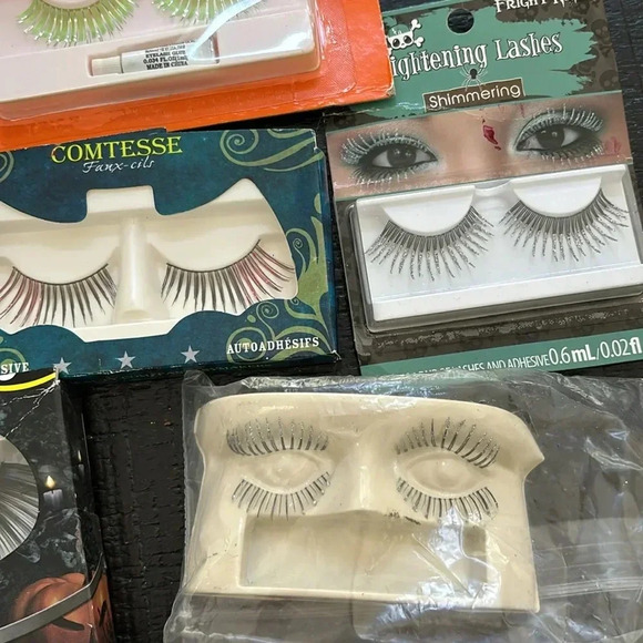 🎈4 LISTINGS FOR $20! Bundle of colorful eyelashes for halloween makeup artist - Picture 5 of 8